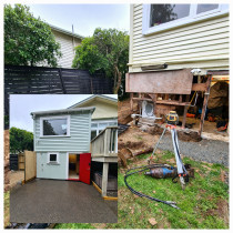 Piling, basement conversion, cladding, joinery and landscaping