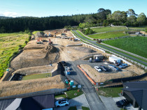 Subdivision walls - We were awarded this job through reputation and price. The results were fantastic.