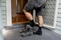 Thoughtful tradies - We don't want to scratch your beautiful floors