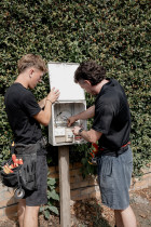 Builder's temporary power - Disconnections and temporary site power