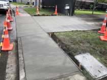 Te Atatu Nth - Council - concrete vehicle crossing and footpath reinstatement done in Te Atatu by the boys at subgrade ltd