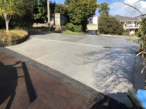 Concrete Turning area - Serious reshaping and drainage for this customer, new concrete made it look like it should be in Remuera.  replacing the old channel drains with new ones certainly takes the water in those heavy rain events so common in auckland
another example of the great work by the team at subgrade ltd
They were nice enough to rate us also. 
Thanks Fergus