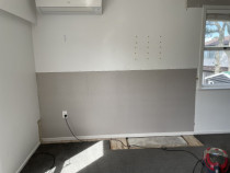 Fireplace removal - All lined, ready for gib stopper.