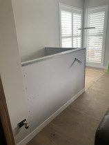 Hobsonville apartment - Remodelling the existing stairwell to accommodate room for an office area.