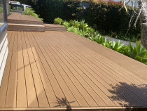 Stain decking