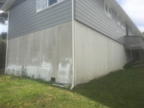 Basement conversion (Part 1) before Top 2 Bottom Carpentry Ltd - This is a before photo of the Basement Conversion we were about to start in RedBeach, it was built on a slope.