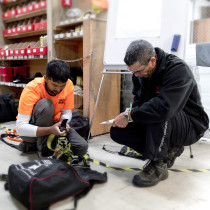 Safety first - we have a strong H&S focus - You can be assured our team, and our company will always prioritise compliance. This is an equipment check we do on a regular basis to ensure everyone goes home safely.