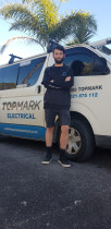 TopMark Electrician: Thomas - Thomas joined the TopMark Electrical team in December 2020 after returning from working as an electrician in the UK. His is an experienced electrician and is enjoying being back home in New Zealand.