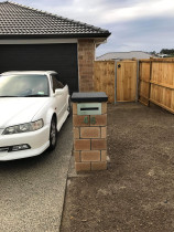 Brick letterboxes