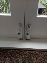 Installation of patio bolts to french doors