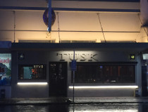 LED Strip Lighting - Here’s an example of our LED Strip highlighting above Tusk Thai’s Verandah, Tusk sign & under window ledge lighting the footpath - Auckland