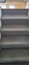 Stairs replaced after cat scratch. - Replacement of top 2x stairs after the cat attacked them. good luck finding the join .
Check other photos for the before photo