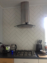 300x100 subway herringbone by Just Splashbacks - Female Tiler