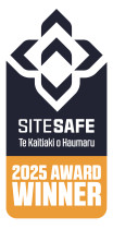 Site Safe Finalist and Winner March 2025! - The Team is proud to be a Finalist and winning "Leadership in safety" Nominated by Site Safe in the NZ construction Industry in January 2025 and taking top honors in March 2025! Visit our Face book pages to take a look. So proud to get this award, you can be assured your job is safe and compliant with NZ standards.