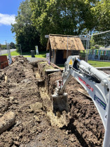 Digging footings