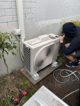 Heat pump install - Heat pump inverter