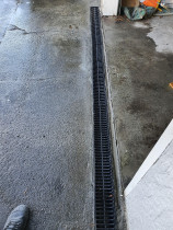 Strip drain for storm water