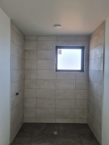 Ensuite bathroom - Bathroom walls and floor tiled 300×600mm porcelain tile
