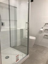 Bathroom Renovation by Top 2 Bottom Carpentry Ltd - This is another photo to show a different angle in the bathroom above (Gulf Harbour Marina Apartments)