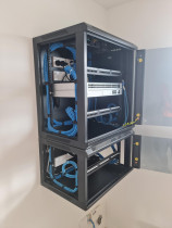 Edwards and Hardy HQ - Hamilton - Network distribution server rack dressing