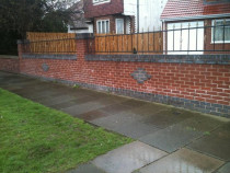 brick fencing