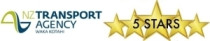 Cameron Ryan Transport - 5 stars - We have the highest possible rating with the NZTA - our vehicles are safe, regularly serviced by qualified mechanics and certified by VITNZ