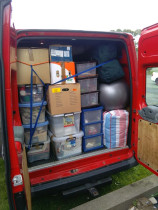 Cameron Ryan Transport | Van load - How much can you fit in a van? - this much!