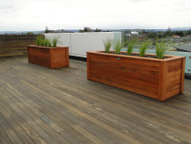 Kwila planter boxes by DECKHQ