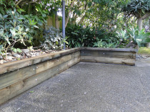 Tanalith E treated retaining wall completed by DECKHQ