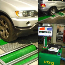 VTEQ SAFETY TEST LANE at Driscoll Motors Limited - This machine is  designed to diagnose the safety elements of a vehicle. This machine consists of a Wheel  alignment, suspension and brake testers.