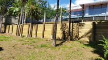 Rebuiding of retaining wall in Howick