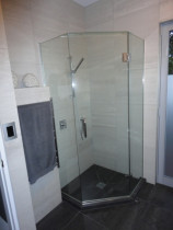 Frameless glass shower - Frameless glass showers, fully tiled or acrylic lined are one of our specialities and