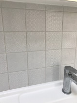 Patterned squares by Just Splashbacks - Female Tiler