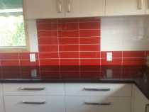 Bold Red and White by Just Splashbacks - Female Tiler