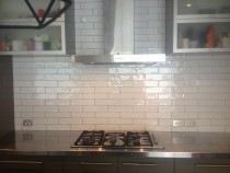 Rustic hand made subway by Just Splashbacks - Female Tiler