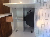 install rangehoods through wall and ceiling/roof