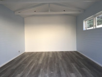 New interior paint work - Recently painted interior of cabins in Piha, Auckland by Paint Crew.