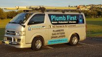 Plumb First vehicle ready for action - Plumb First Ltdservices a wide part of Auckland providing first class plumbing and roofing services.