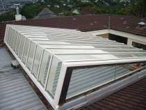 refurbished aluminium glazed roof by R & B Glass & Glazing - refurbished aluminium glazed roof