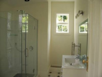 Bathroom by RD Construction Ltd - This is a bathroom from a large extension/renovation of a home that had been transported to the site.
The home was originally a school building.
The clients required attention to detail on all aspects of the project
The finish was second to none