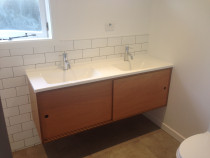 vanity install by Refit Bathroom Renovations Ltd