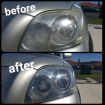 Clear Headlights Provide Better Vision At Night done by The Mobile Car Specialists Ltd