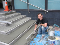 Duane Preparing Steps - Tile Technix Ltd - Tilers Auckland