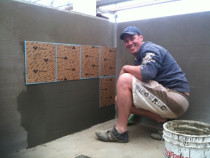 Jae Installing Paper Faced Mosaics - Tile Technix Ltd - Tilers Auckland