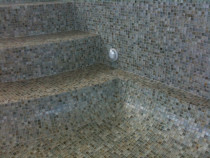 Rose Glass Mosaic Pool by Tile Technix Ltd - Tilers Waiheke Island