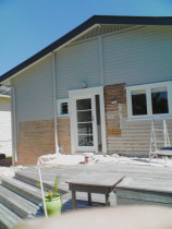 Exterior painting and paint stripping - An example of some paint stripping and painting work done by TT Quality Services